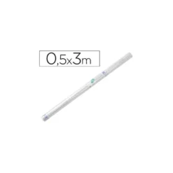 Rollo plastico forralibros Liderpapel longitud de 3 m