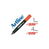 Rotulador Artline fluorescente EK-660 punta biselada rojo