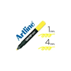 Rotulador Artline fluorescente EK-660 punta biselada amarillo