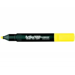 Rotulador Artline fluorescente EK-660 punta biselada amarillo
