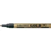 Rotulador Artline marcador permanente punta metalica EK-990 oro punta redonda 1.2 mm.