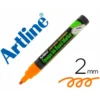 ROTULADOR ARTLINE PIZARRA EPD-4 NARANJA FLUORESCENTE OPAQUE INK BOARD PUNTA REDONDA 2 MM