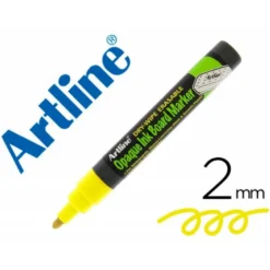 ROTULADOR ARTLINE PIZARRA EPD-4 AMARILLO FLUORESCENTE OPAQUE INK BOARD PUNTA REDONDA 2 MM