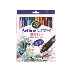 ROTULADOR ARTLINE SUPREME EPFS200 FINE LINER PUNTA DE FIBRA 0,4 MM BOLSA 30 UNIDADES COLORES SURTIDOS
