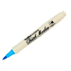 ROTULADOR ARTLINE SUPREME BRUSH EPFS PINTURA BASE DE AGUA PUNTA TIPO PINCEL TRAZO FINO COLOR AZUL