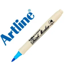 ROTULADOR ARTLINE SUPREME BRUSH EPFS PINTURA BASE DE AGUA PUNTA TIPO PINCEL TRAZO FINO COLOR AZUL