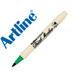 ROTULADOR ARTLINE SUPREME BRUSH EPFS PINTURA BASE DE AGUA PUNTA TIPO PINCEL TRAZO FINO VERDE