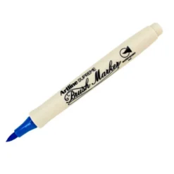 ROTULADOR ARTLINE SUPREME BRUSH EPFS PINTURA BASE DE AGUA PUNTA TIPO PINCEL TRAZO FINO AZUL ULTRAMAR
