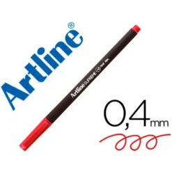 ROTULADOR ARTLINE SUPREME EPFS200 FINE LINER PUNTA DE FIBRA ROJO 0,4 MM