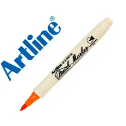 ROTULADOR ARTLINE SUPREME BRUSH EPFS PINTURA BASE DE AGUA PUNTA TIPO PINCEL TRAZO FINO NARANJA