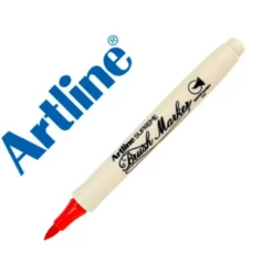 ROTULADOR ARTLINE SUPREME BRUSH EPFS PINTURA BASE DE AGUA PUNTA TIPO PINCEL TRAZO FINO ROJO