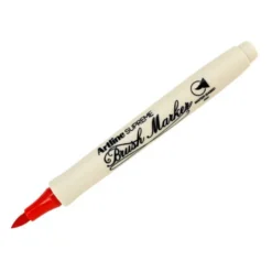 ROTULADOR ARTLINE SUPREME BRUSH EPFS PINTURA BASE DE AGUA PUNTA TIPO PINCEL TRAZO FINO ROJO