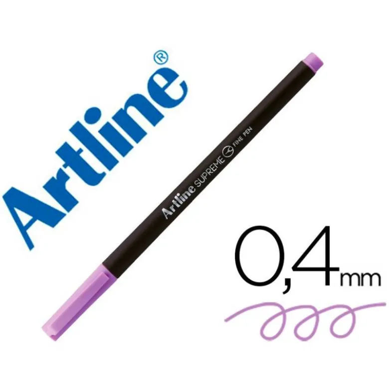 ROTULADOR ARTLINE SUPREME EPFS200 FINE LINER PUNTA DE FIBRA PURPURA CLARO 0,4 MM