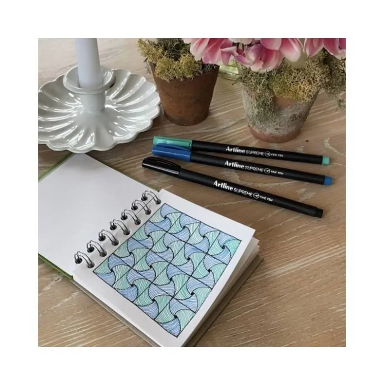 ROTULADOR ARTLINE SUPREME EPFS200 FINE LINER PUNTA DE FIBRA 0,4 MM BOLSA 10 UNIDADES COLORES SURTIDOS