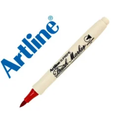 ROTULADOR ARTLINE SUPREME BRUSH EPFS PINTURA BASE DE AGUA PUNTA TIPO PINCEL TRAZO FINO ROJO OSCURO