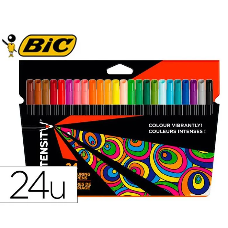 ROTULADOR BIC COLOR UP ESTUCHE DE 24 COLORES SURTIDOS