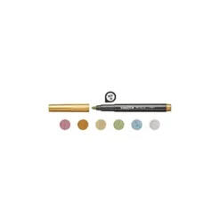 ROTULADOR CARIOCA METALLIC PUNTA 6 MM COLORES SURTIDOS