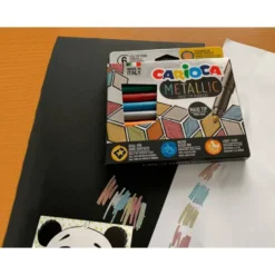 ROTULADOR CARIOCA METALLIC PUNTA 6 MM COLORES SURTIDOS