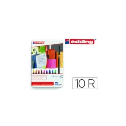 Rotulador Edding 1200 Caja de 10 Rotuladores de colores variados