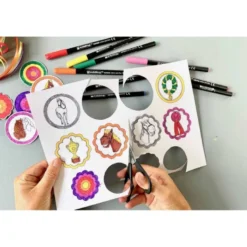 Rotulador Edding 1200 caja de 20 colores surtidos