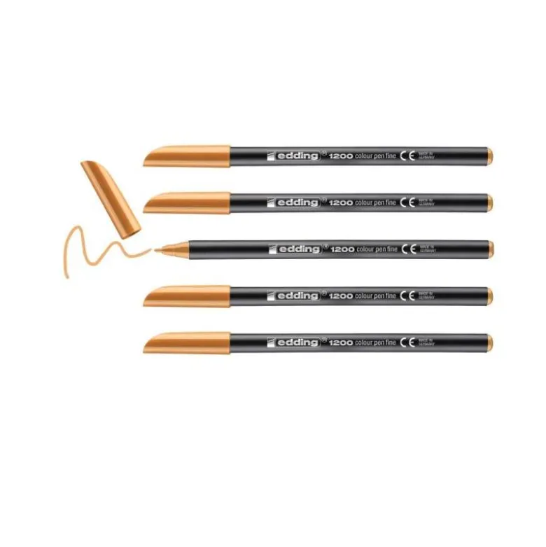 Rotulador Edding 1200 naranja claro nº16