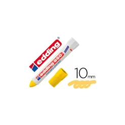Rotulador Edding 950 permanente amarillo opaco punta gruesa y redonda de 10mm