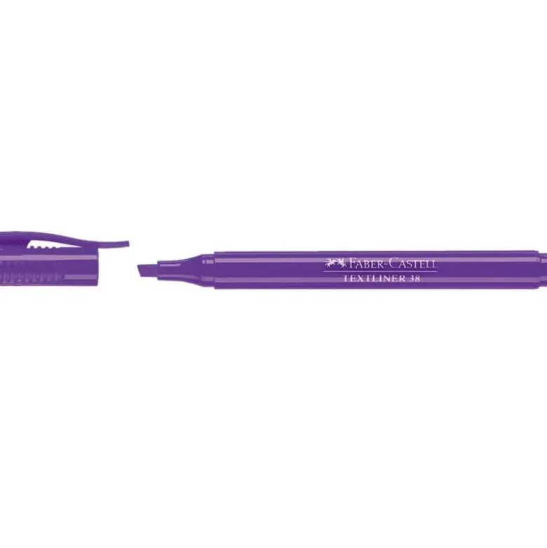 Rotulador Faber Castell fluorescente Textliner 38 violeta