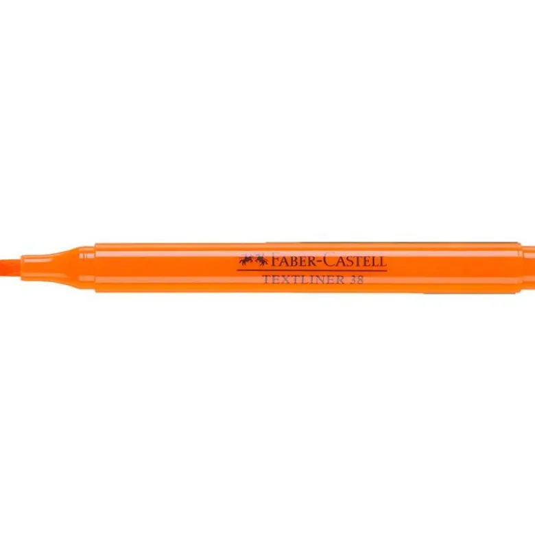Rotulador Faber Castell fluorescente Textliner 38 naranja