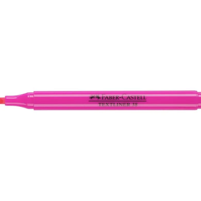 Rotulador Faber Castell fluorescente Textliner 38 rosa