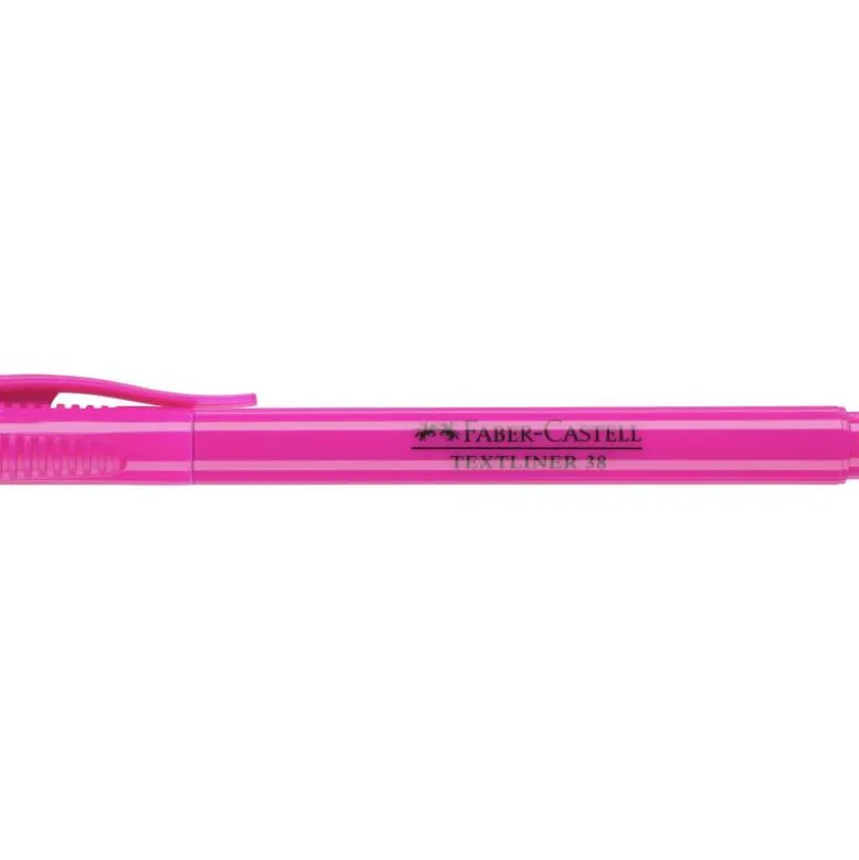 Rotulador Faber Castell fluorescente Textliner 38 rosa
