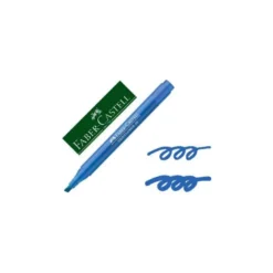 Rotulador Faber Castell fluorescente Textliner 38 azul