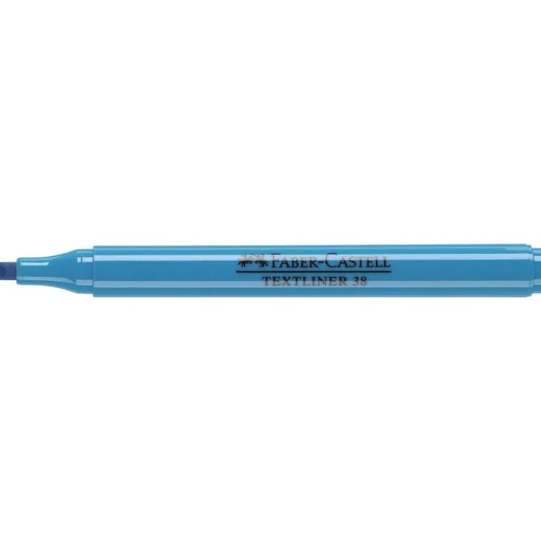 Rotulador Faber Castell fluorescente Textliner 38 azul