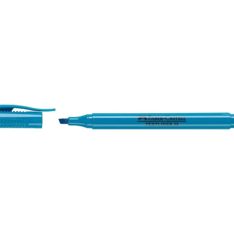 Rotulador Faber Castell fluorescente Textliner 38 azul