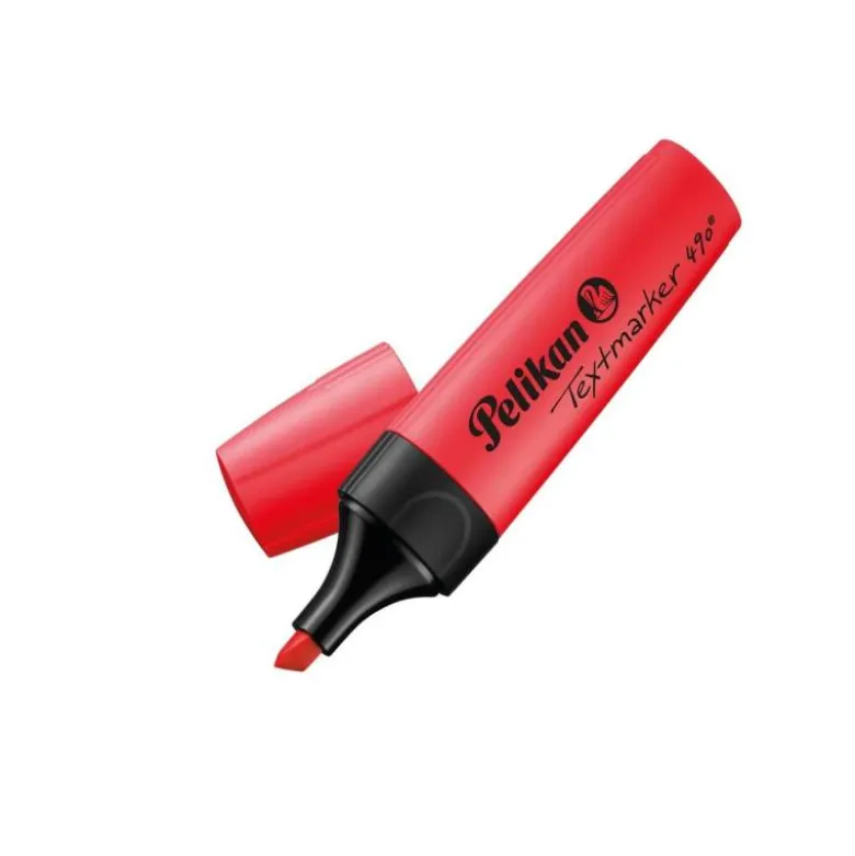 Rotulador fluorescente Pelikan Rojo trazo 1/5mm