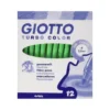 Rotulador Giotto Turbo Punta Media Lavable Color Verde