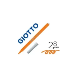 Rotulador Giotto Turbo Punta Media Lavable Color Naranja