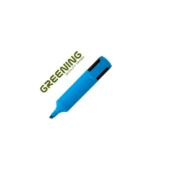 ROTULADOR GREENING FLUORESCENTE PUNTA BISELADA AZUL