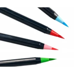 Rotulador Liderpapel Punta Pincel caja de 12 colores