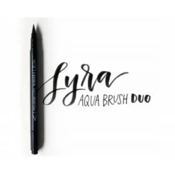 ROTULADOR LYRA AQUA BRUSH ACUARELABLE DOBLE PUNTA Y PINCEL TONOS GRISES BLISTER DE 6 UNIDADES SURTIDAS