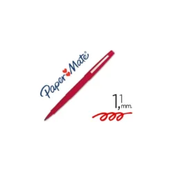 Rotulador Papermate flair original punta fibra rojo
