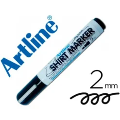 Rotulador para tela textil Artline color negro 2mm