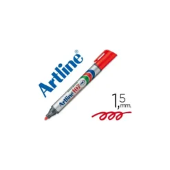 Rotulador Permanente Artline 107 color Rojo Punta Redonda
