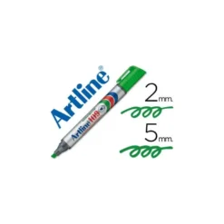 Rotulador Permanente Artline 109 color Verde Punta Biselada