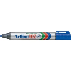 Rotulador Permanente Artline 107 color Azul Punta Redonda