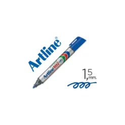 Rotulador Permanente Artline 107 color Azul Punta Redonda
