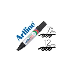 Rotulador permanente Artline EK-100 Recargable Color Negro