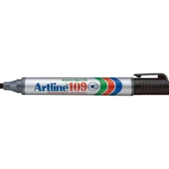 Rotulador Permanente Artline 109 color Negro Punta Biselada