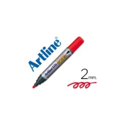 Rotulador Permanente Artline 170 color Rojo Punta Redonda