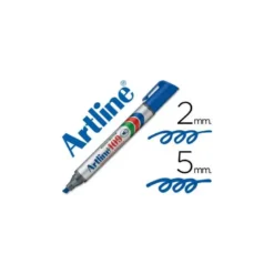 Rotulador Permanente Artline 109 color Azul Punta Biselada