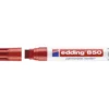 Rotulador Permanente Edding 850 Color Rojo Punta Biselada